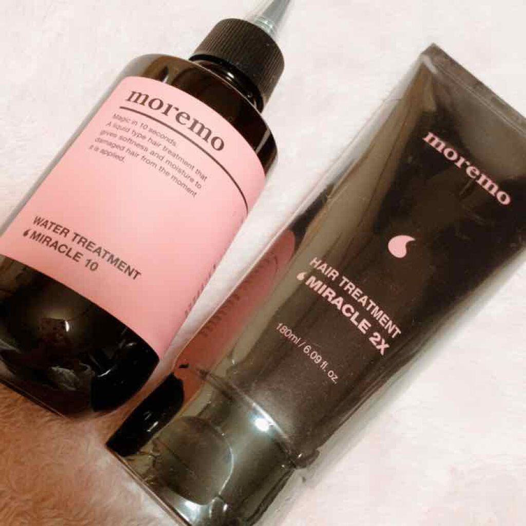 ウォータートリートメントミラクル10/moremo/洗い流すヘアトリートメントを使ったクチコミ(1枚目)
