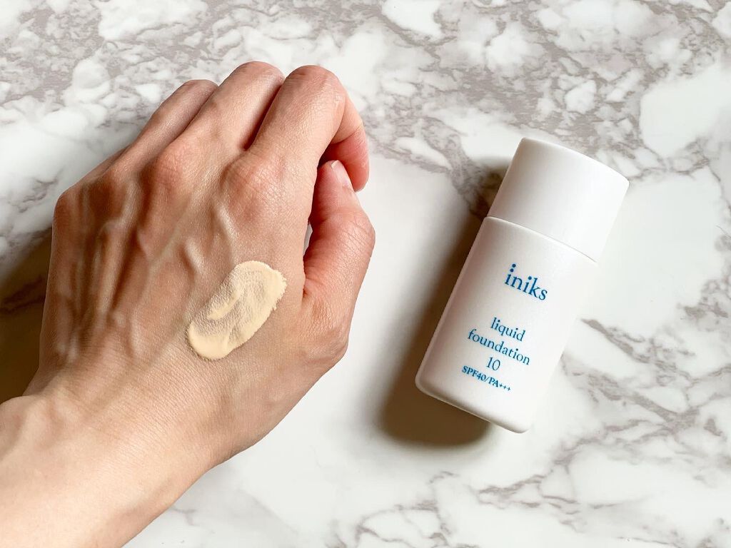 リキッド ファンデーション/iniks/リキッドファンデーションを使ったクチコミ(2枚目)