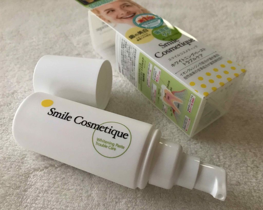ホワイトニングペースト トラブルケア/Smile Cosmetique/歯磨き粉を使ったクチコミ（1枚目）