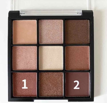 UR GLAM　BLOOMING EYE COLOR PALETTE/U R GLAM/アイシャドウパレットを使ったクチコミ（2枚目）