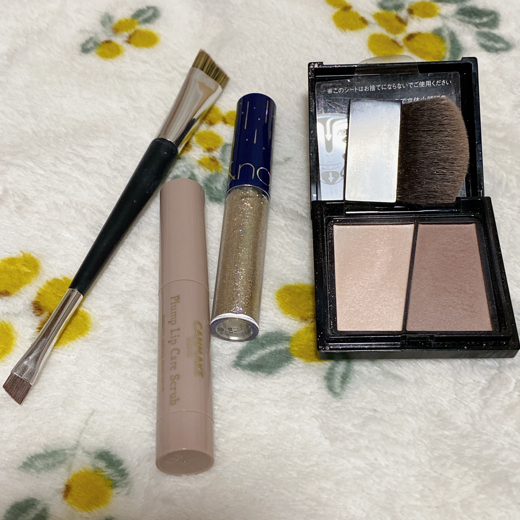 ダブルエンドアイブロウブラシ スマッジタイプ/ロージーローザ/メイクブラシを使ったクチコミ（2枚目）