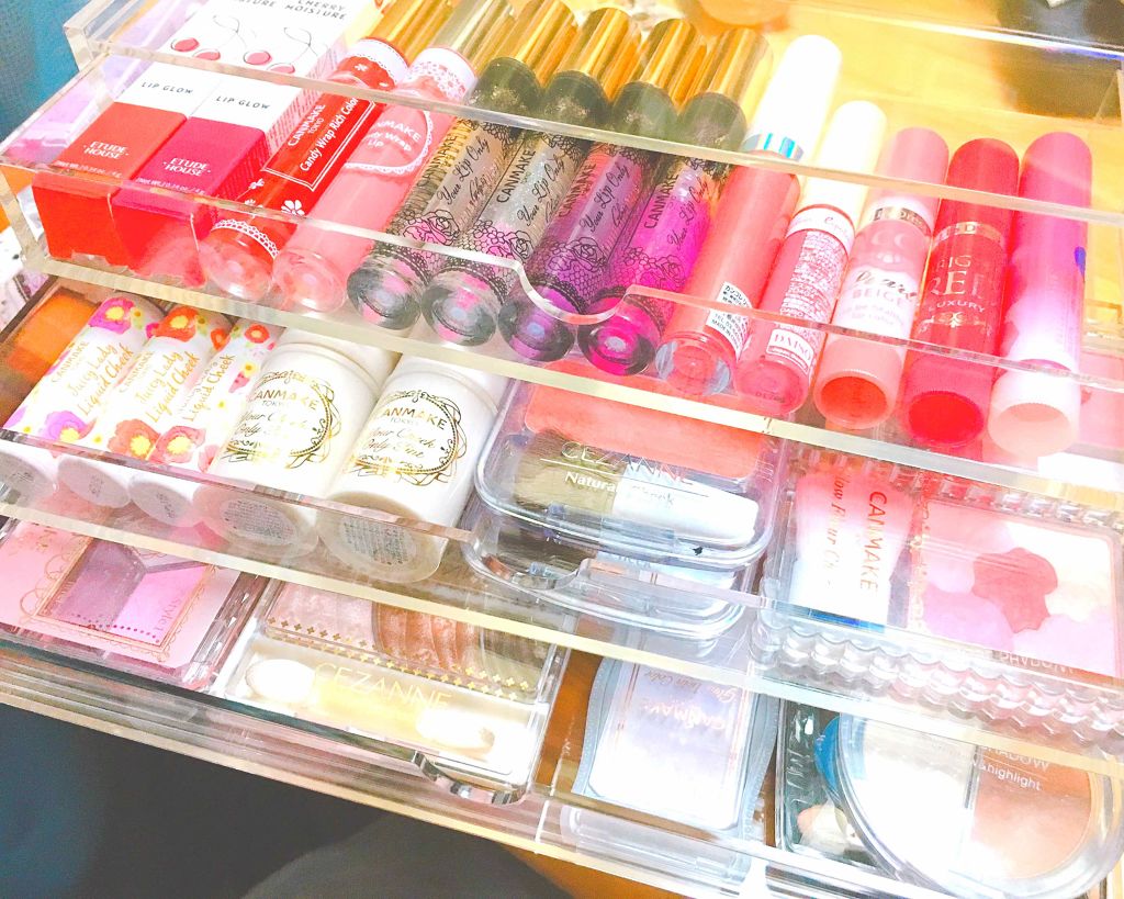 重なるアクリルケース横型3段/無印良品/その他化粧小物を使ったクチコミ(3枚目)