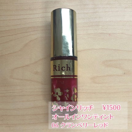オールインワンティント/シャインリッチ/リップティントを使ったクチコミ(4枚目)