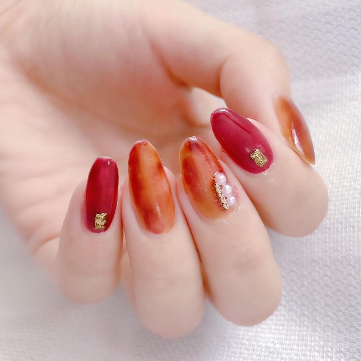 𝘼𝙮𝙪 ❦ 𝑆𝑒𝑙𝑓 𝑁𝑎𝑖𝑙 on LIPS 「❥こんにちわ𓂅꙳𖤐セルフネイラーの@au_nailです♡ゴ..」(6枚目)