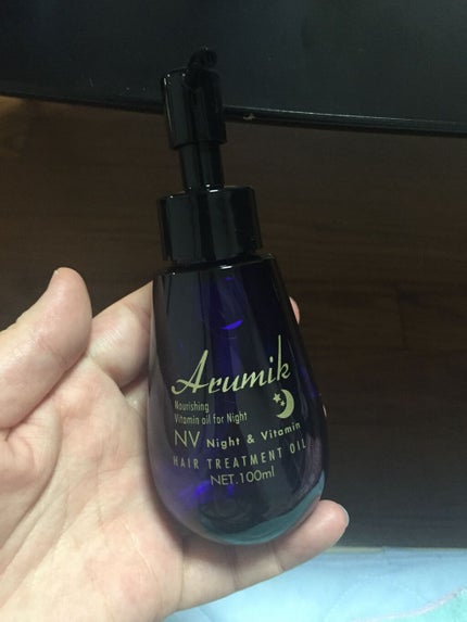 ナイト&ビタミンヘアオイル/Arumik/ヘアオイルを使ったクチコミ(1枚目)