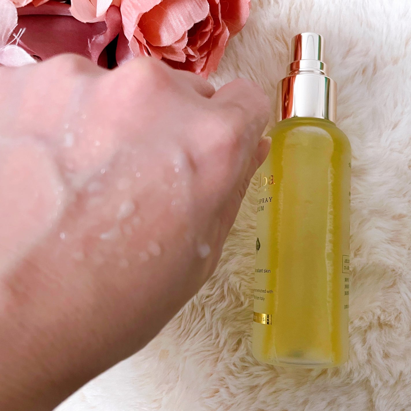 ダルバ ホワイトトリュフファーストスプレーセラム/ダルバ/ミスト状化粧水を使ったクチコミ(2枚目)