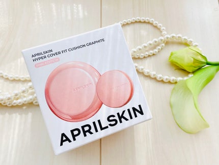 ハイパーカバーフィットクッション グラファイト/APRILSKIN/クッションファンデーションを使ったクチコミ(3枚目)