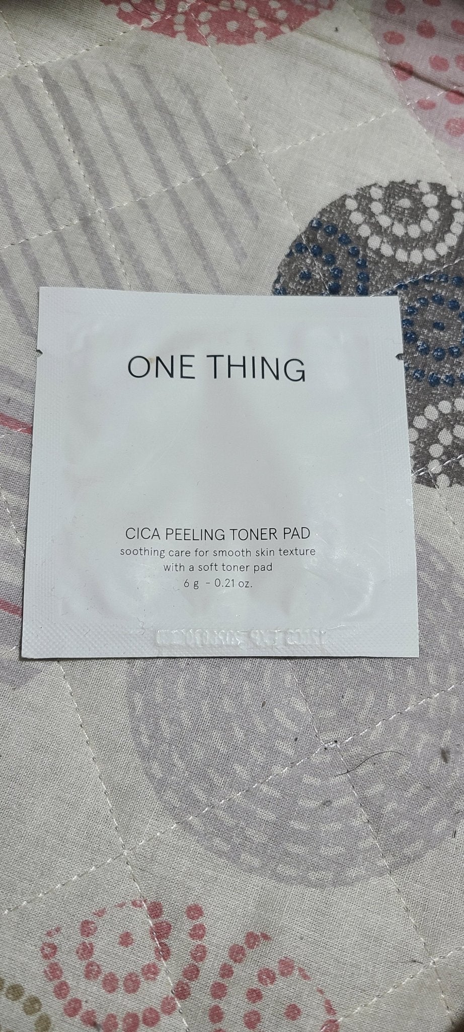 シカピーリングトナーパッド/ONE THING/トナーパッドを使ったクチコミ(1枚目)