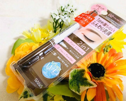 ラスティングWブロウEX N/サナ ニューボーン/リキッドアイブロウを使ったクチコミ(1枚目)