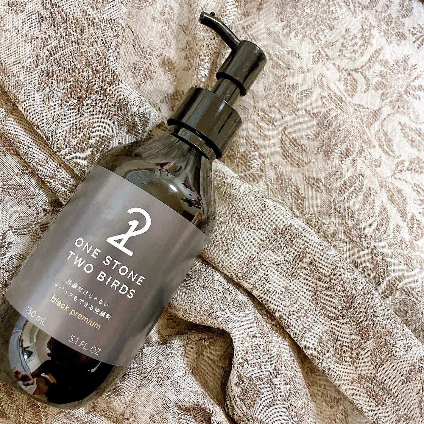 洗顔だけじゃない+パックもできる洗顔料 ブラックプレミアム/ONE STONE TWO BIRDS/洗顔フォームを使ったクチコミ(7枚目)