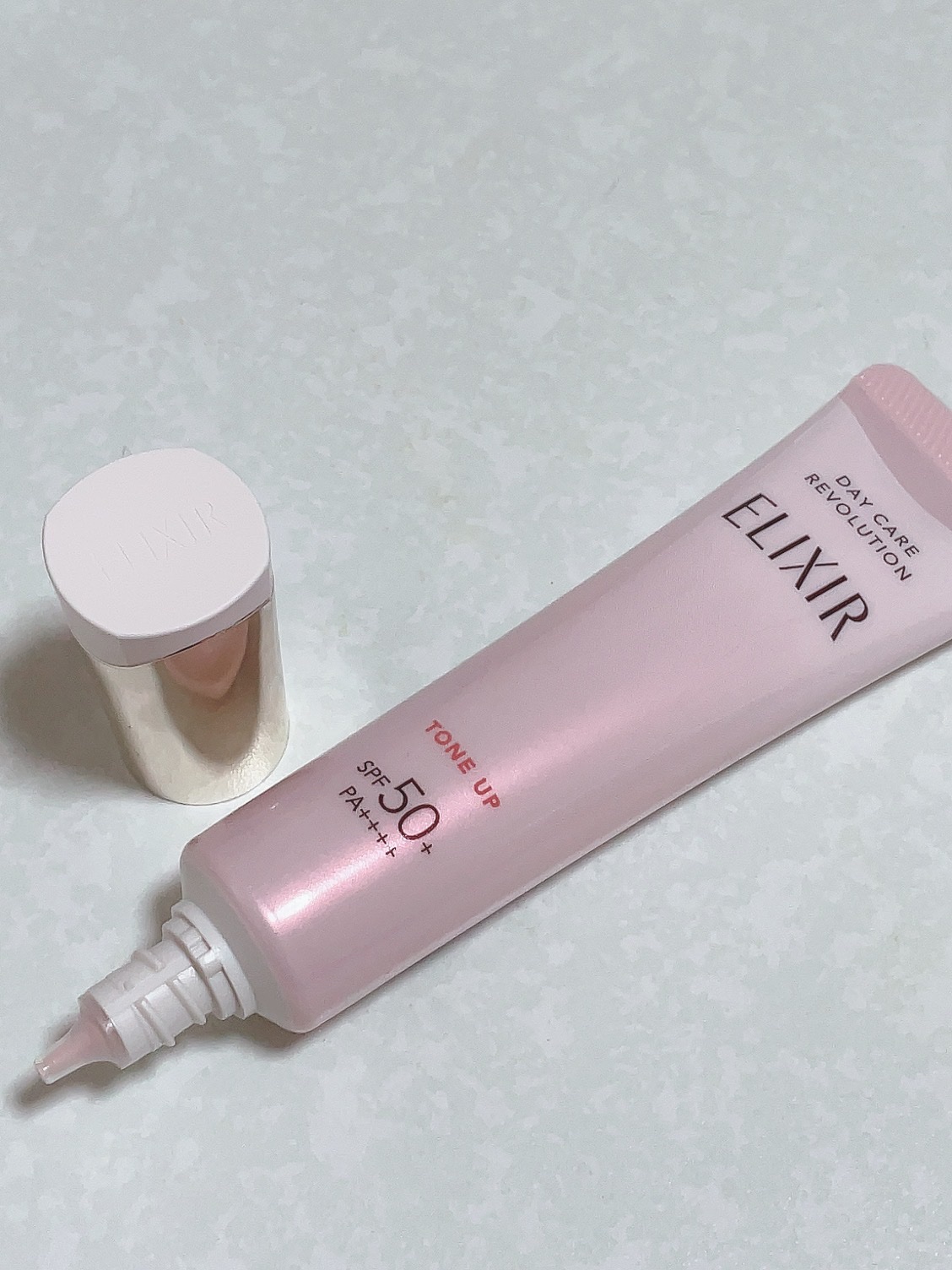 エリクシール　デーケアレボリューション　トーンアップ　SP+　aa/エリクシール/化粧下地を使ったクチコミ（2枚目）