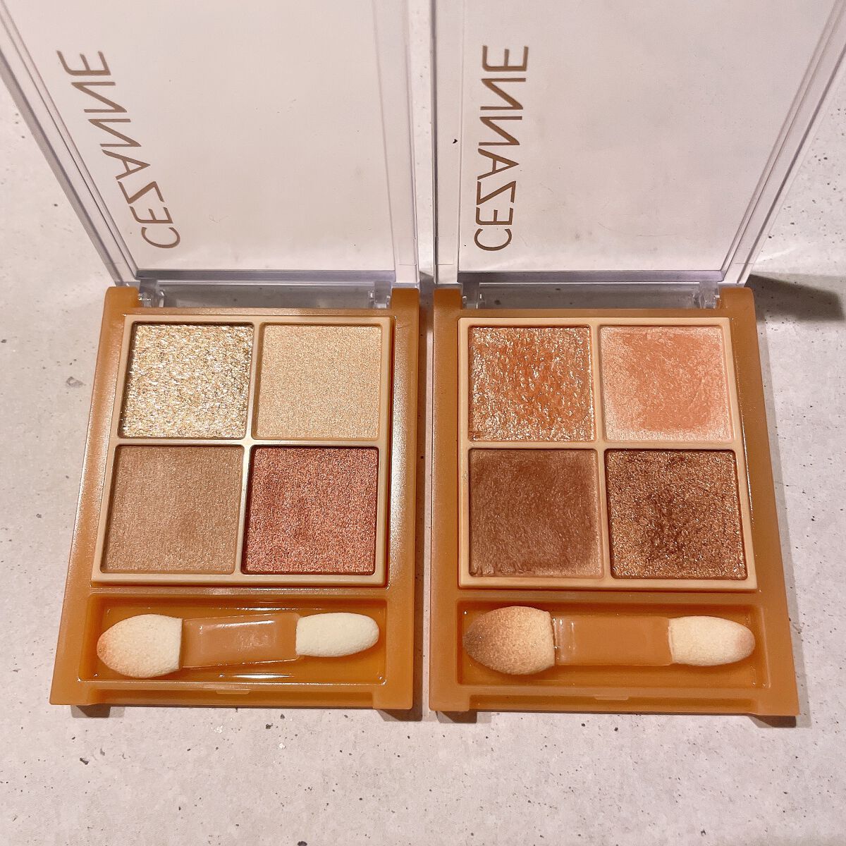 ベージュトーンアイシャドウ/CEZANNE/アイシャドウパレットを使ったクチコミ(2枚目)