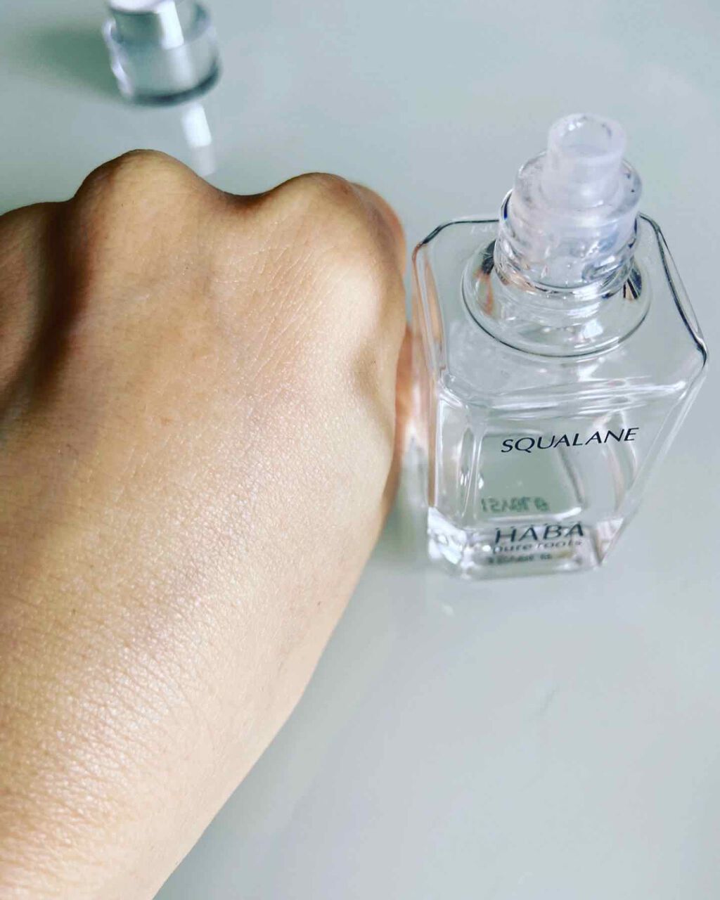 高品位「スクワラン」/HABA/フェイスオイルを使ったクチコミ（3枚目）