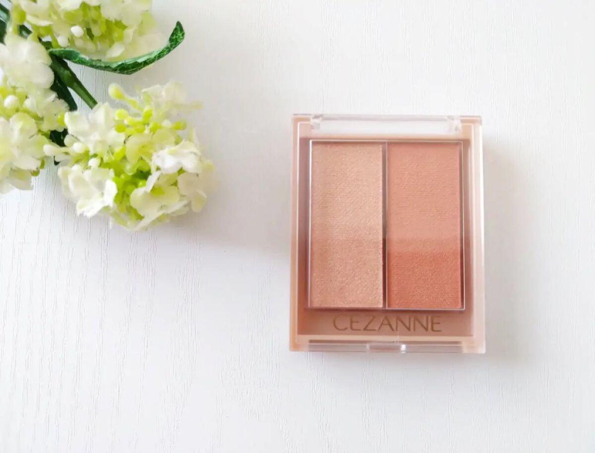 フェイスグロウカラー/CEZANNE/クリームハイライトを使ったクチコミ（1枚目）