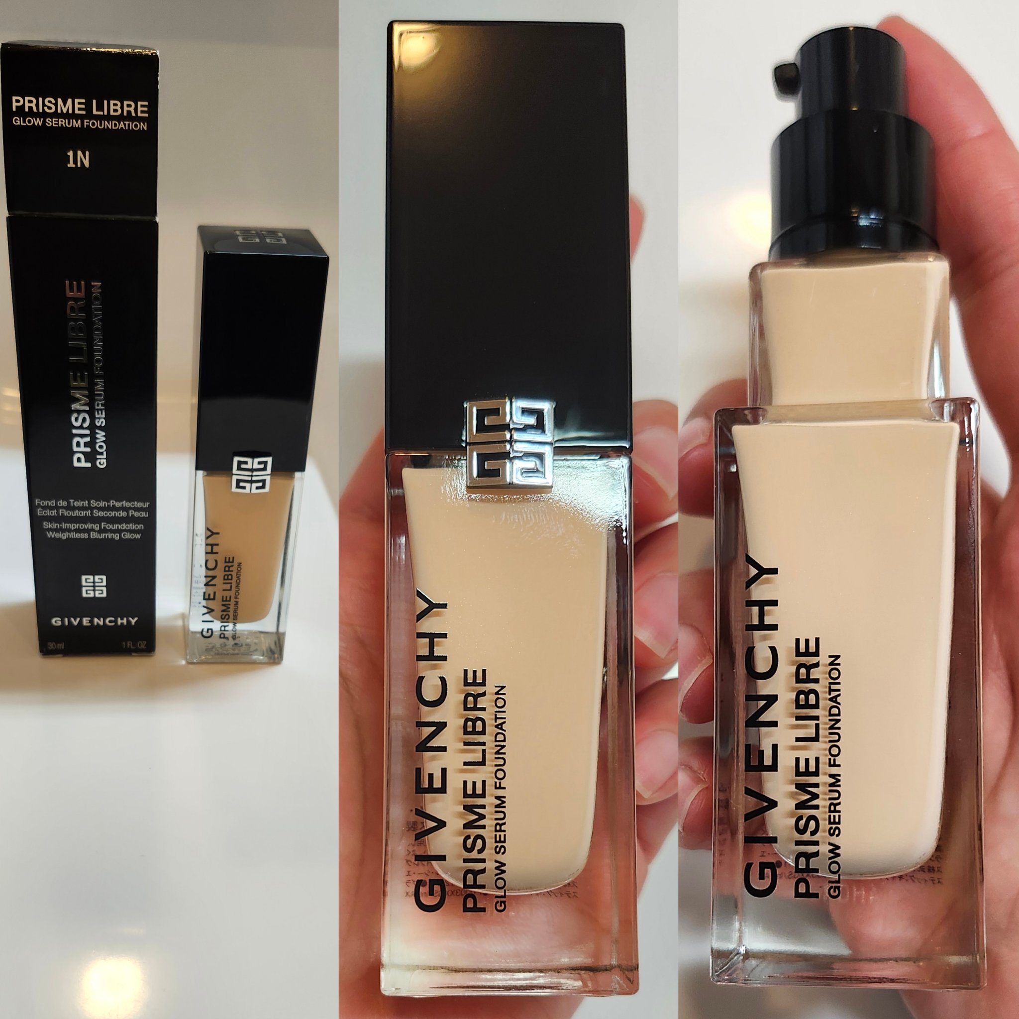 プリズム･リーブル･グロウ･セラム･ ファンデーション/GIVENCHY/リキッドファンデーションを使ったクチコミ（2枚目）