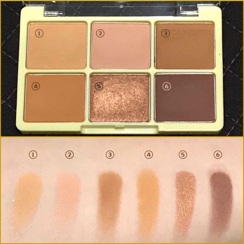 ワンショットアイパレット/CHICAY CHICO/アイシャドウパレットを使ったクチコミ（2枚目）