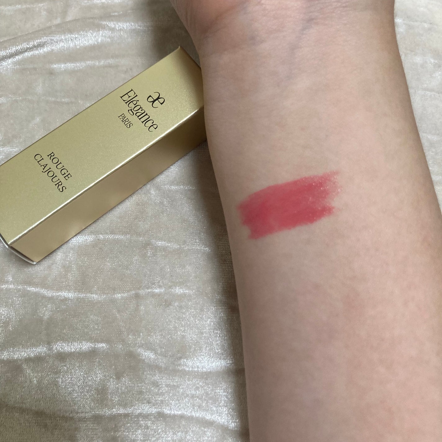 ルージュ クラジュール/Elégance/口紅を使ったクチコミ(3枚目)