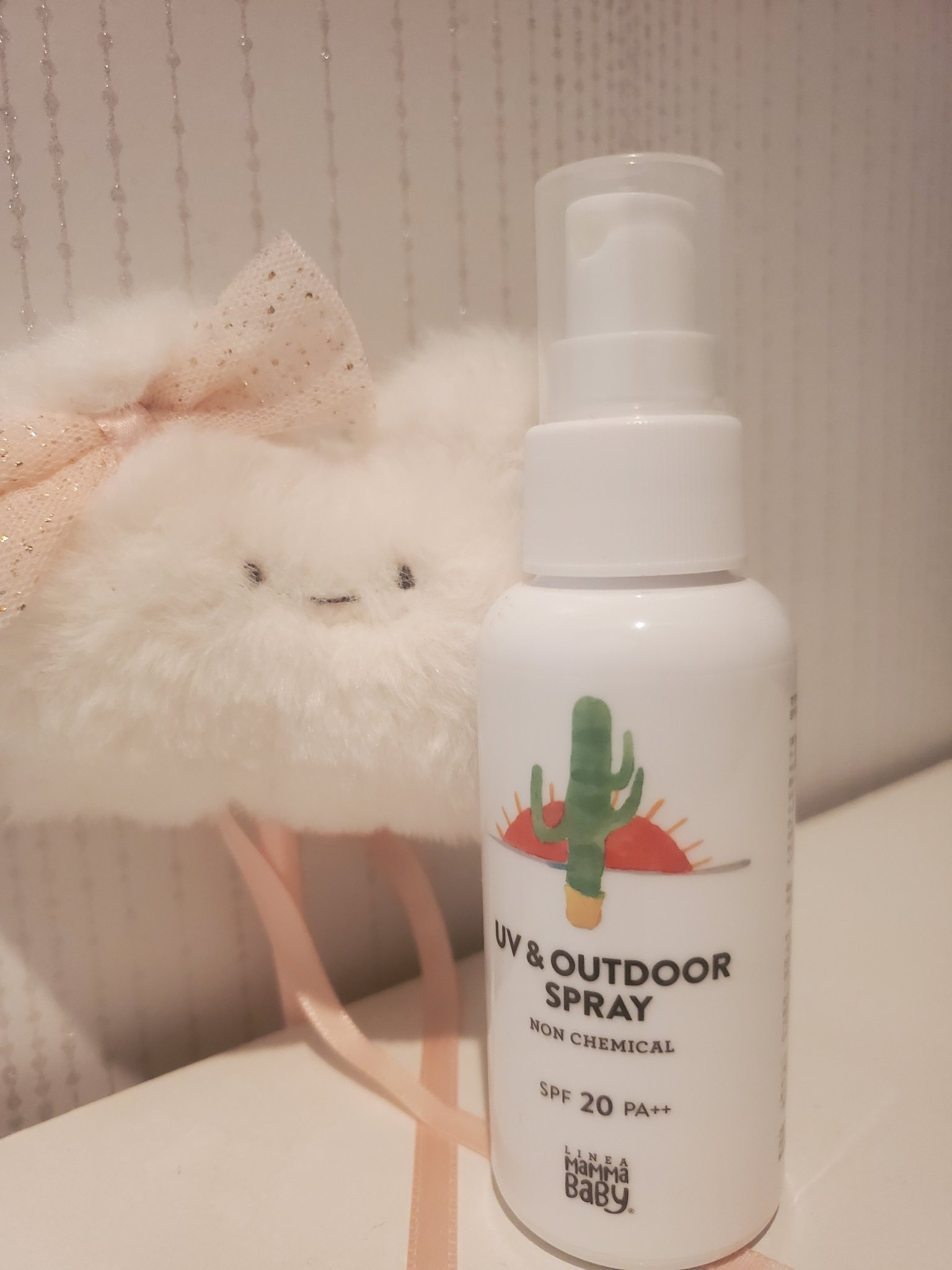 MammaBaby UV & アウトドアスプレーのクチコミ「「ママベビー UV & アウトドアスプレー SPF20 PA++」は、赤ちゃんや敏感肌の方に優.....」（2枚目）