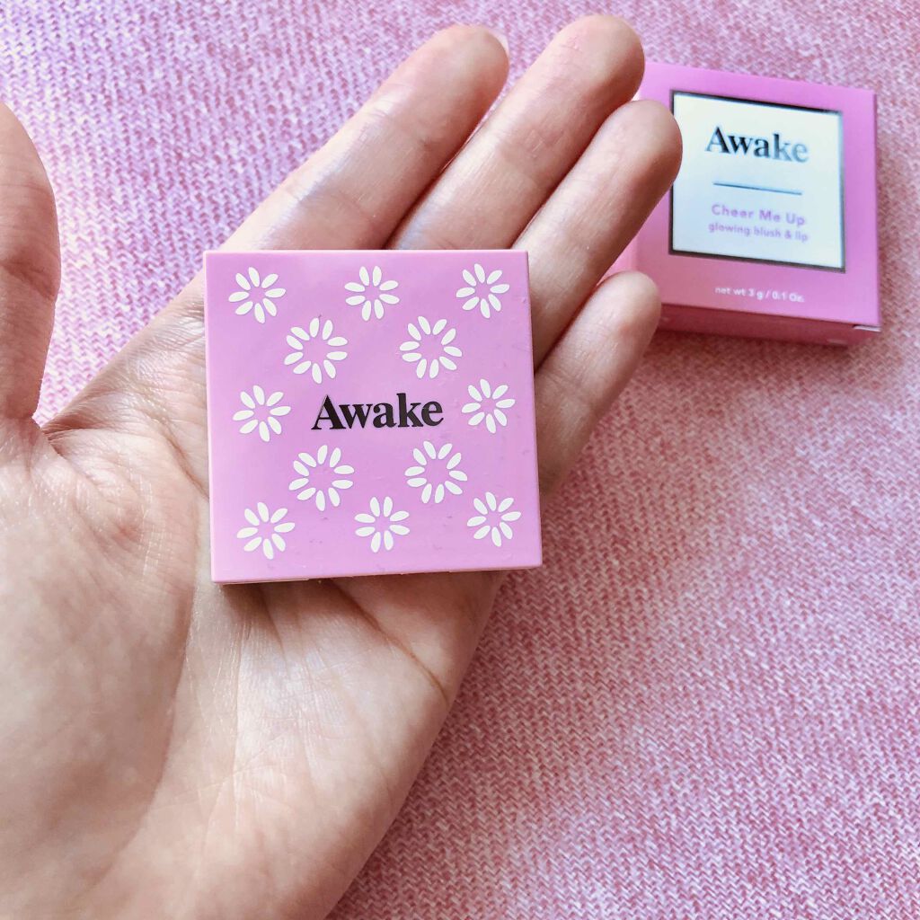 チアミーアップ グロウイング ブラッシュ&リップ/Awake/口紅を使ったクチコミ(2枚目)