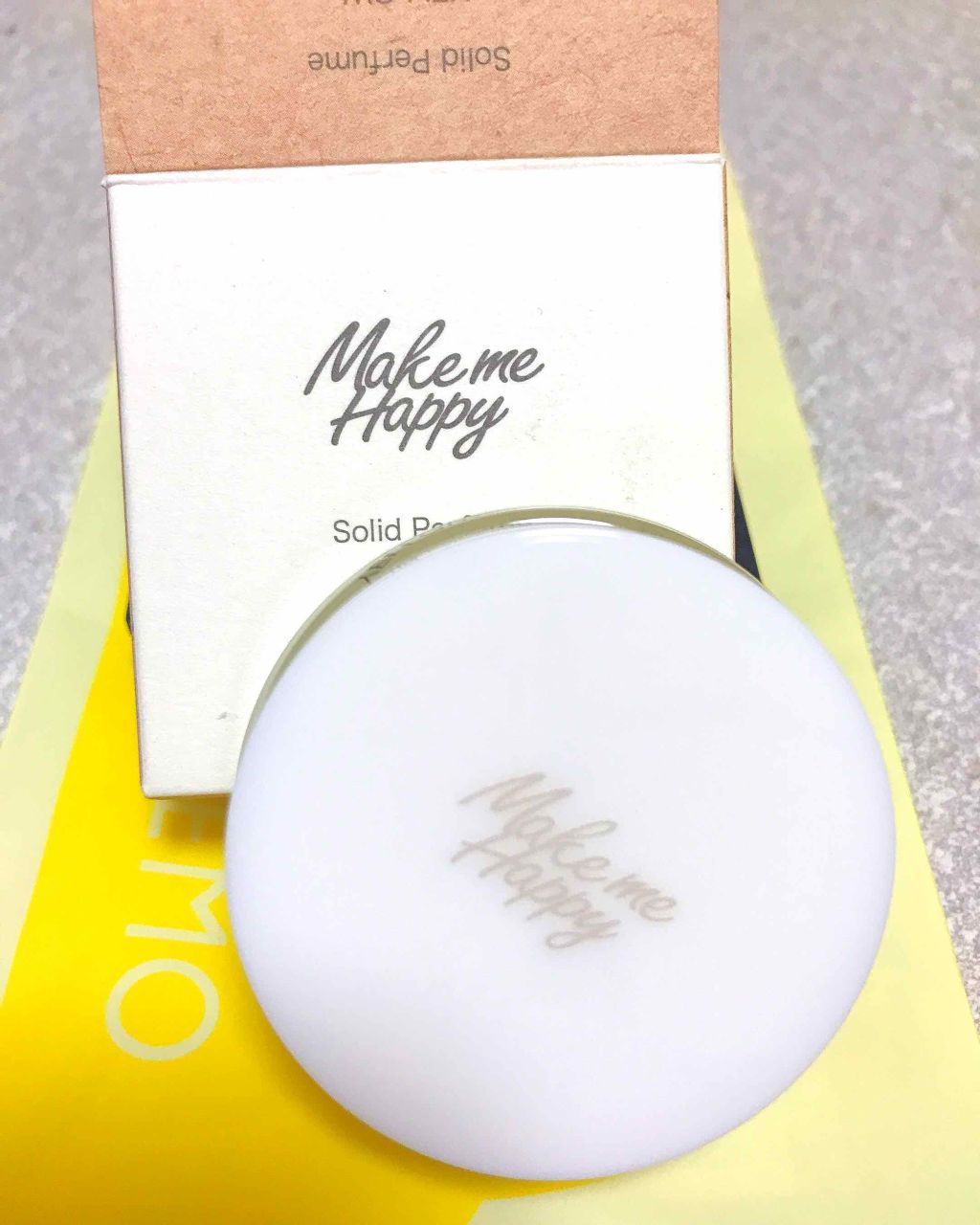 メイクミーハッピー ソリッドパフューム BLUE/キャンメイク/練り香水を使ったクチコミ（1枚目）