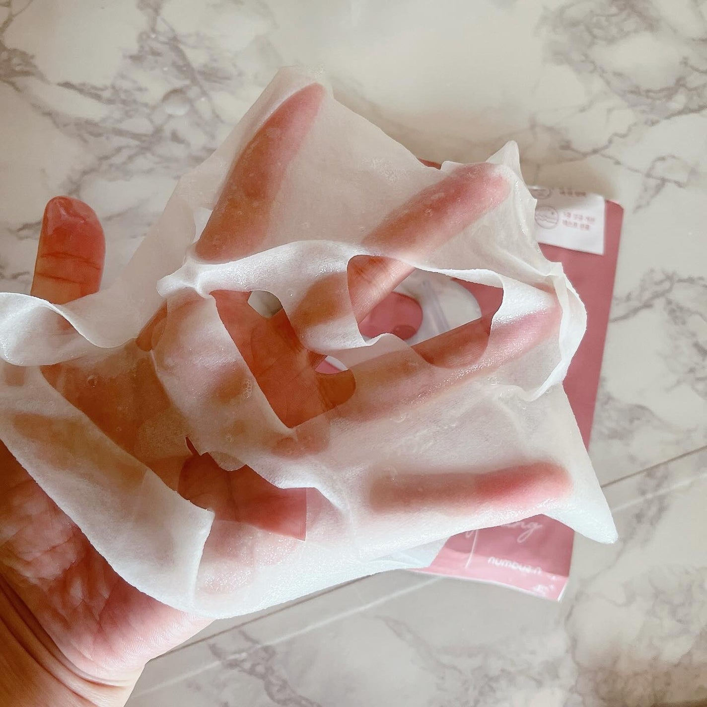 3番 すべすべキメケアシートマスク/numbuzin/シートマスク・パックを使ったクチコミ(3枚目)