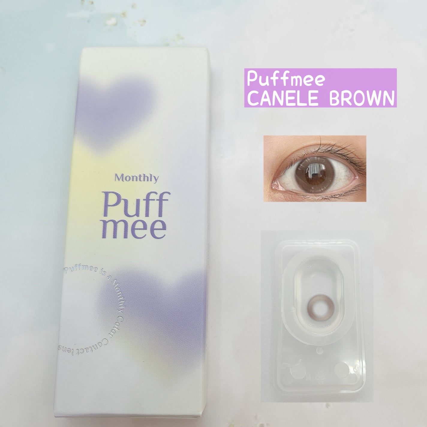 PuffMee/Puff Mee/1ヶ月(1MONTH)カラコンを使ったクチコミ(1枚目)