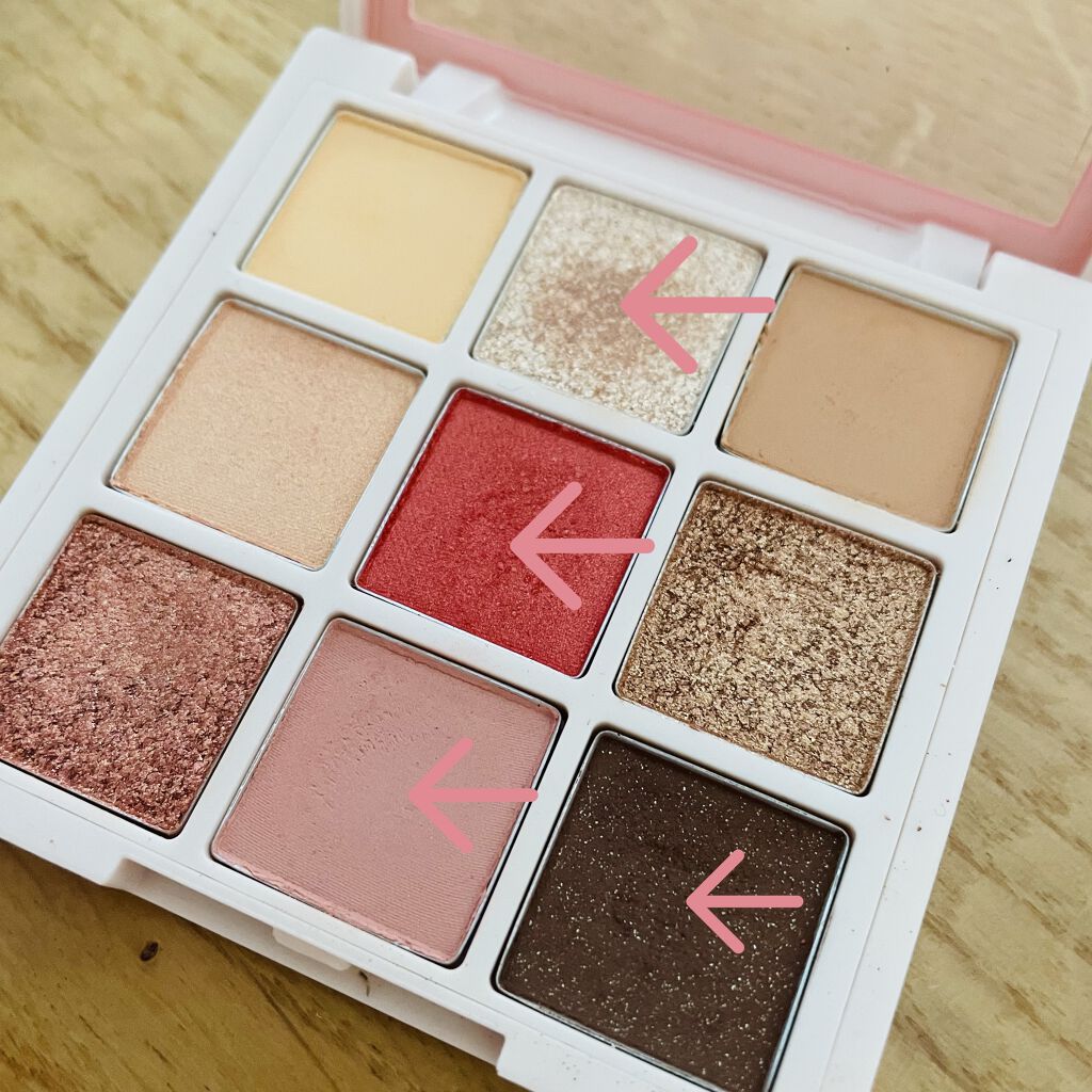 カメリア アイパレット/innisfree/アイシャドウパレットを使ったクチコミ（2枚目）