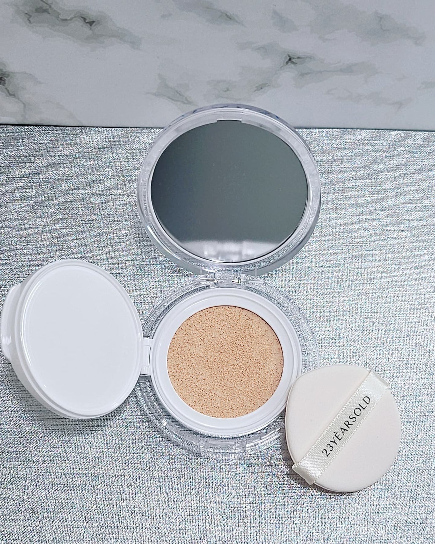 ハートリーフシーンカバークッション/23years old/クッションファンデーションを使ったクチコミ(5枚目)