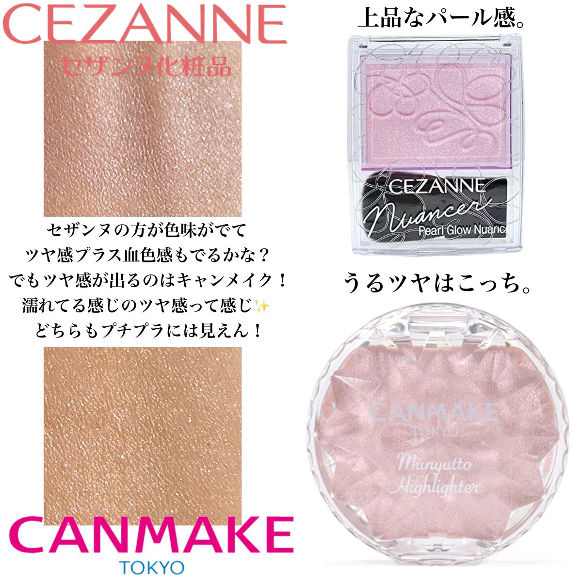 むにゅっとハイライター/キャンメイク/クリームハイライトを使ったクチコミ(4枚目)