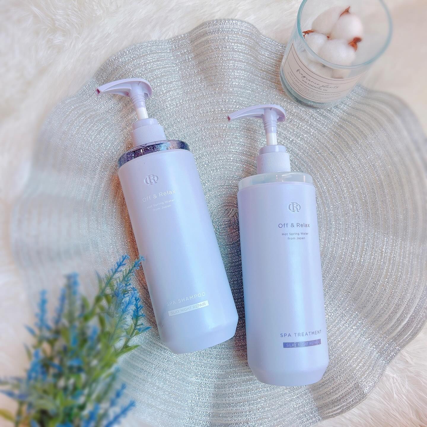 ＯＲ スパ・シャンプー／ヘアトリートメント シルキーナイトリペア/Off&Relax/市販シャンプーを使ったクチコミ（1枚目）