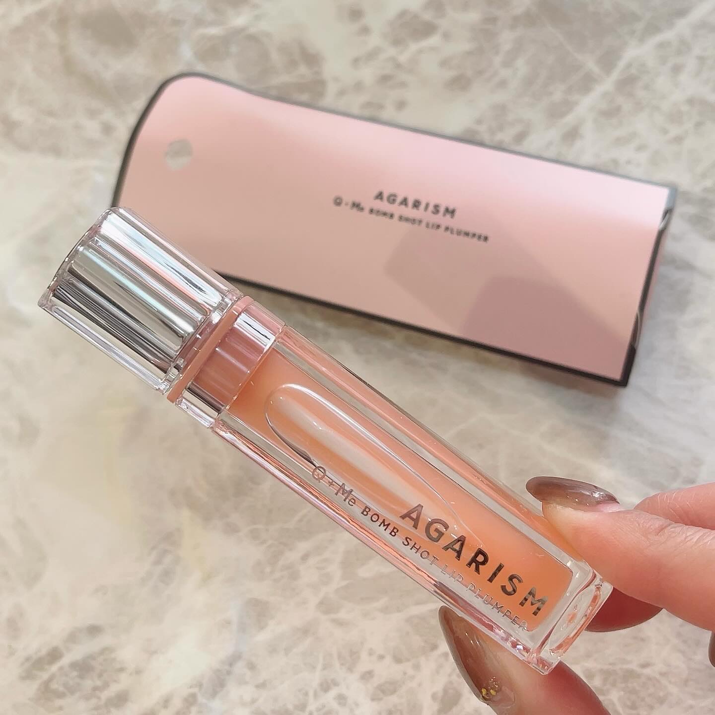 キューミ―ボムショットリッププランパー/AGARISM/リッププランパーを使ったクチコミ（1枚目）