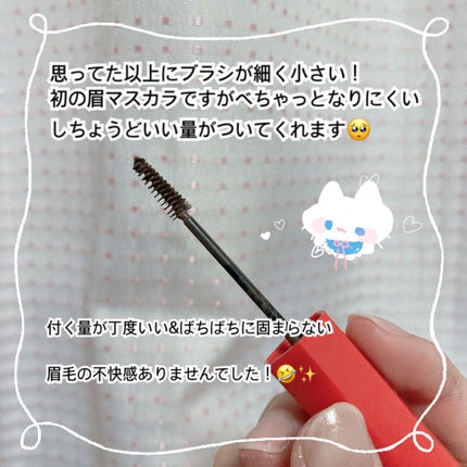 フィルム眉カラー/デジャヴュ/眉マスカラを使ったクチコミ(2枚目)