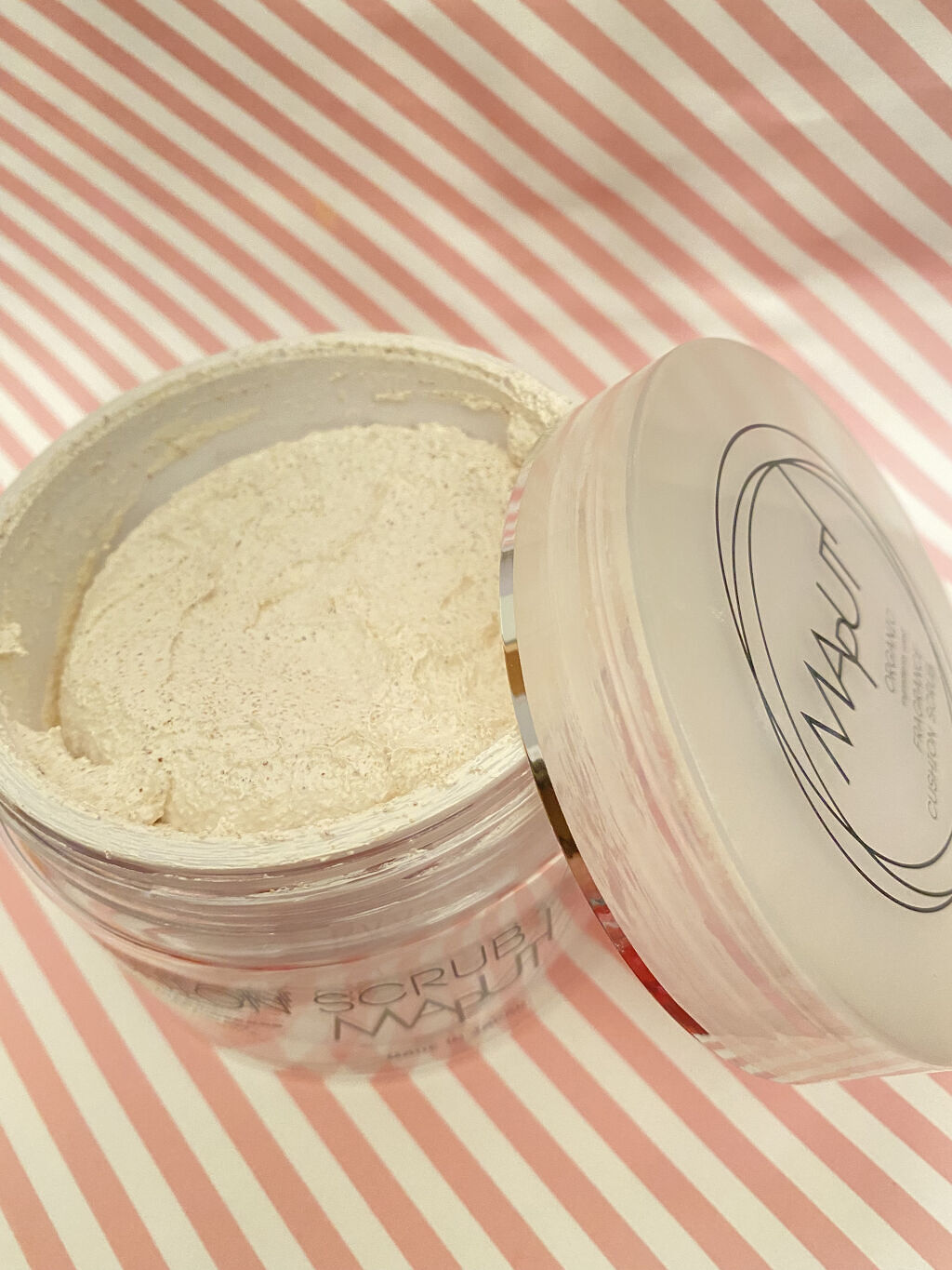 オーガニックフレグランスクッションスクラブ/MAPUTI/スクラブ・ゴマージュを使ったクチコミ（2枚目）