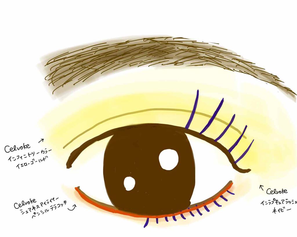 セルヴォーク シュアネス アイライナーペンシル/Celvoke/ペンシルアイライナーを使ったクチコミ(3枚目)
