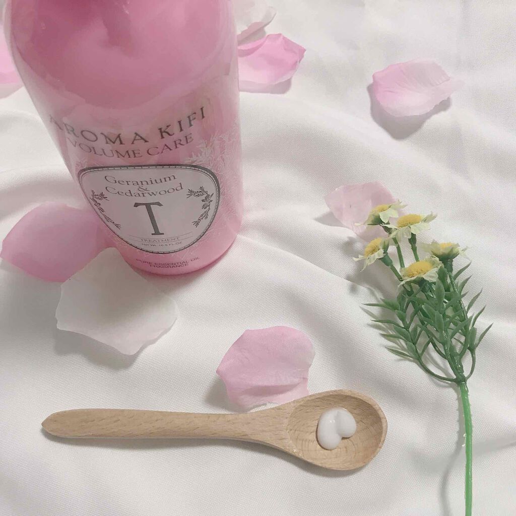 ボリュームケアシャンプー/トリートメント/AROMA KIFI/シャンプー・コンディショナーを使ったクチコミ(4枚目)