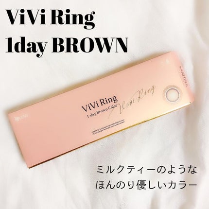 ViVi Ring 1day/OLENS/ワンデー(1DAY)カラコンを使ったクチコミ(1枚目)