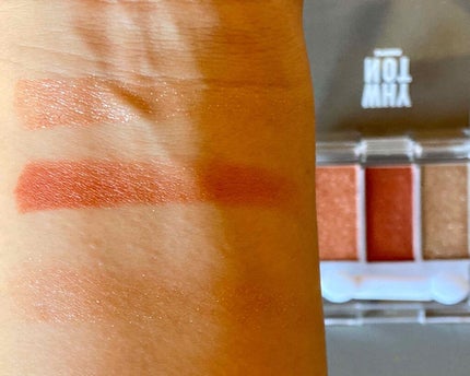 WHY NOT SPINNS 3色アイシャドウ/DAISO/アイシャドウパレットを使ったクチコミ(3枚目)