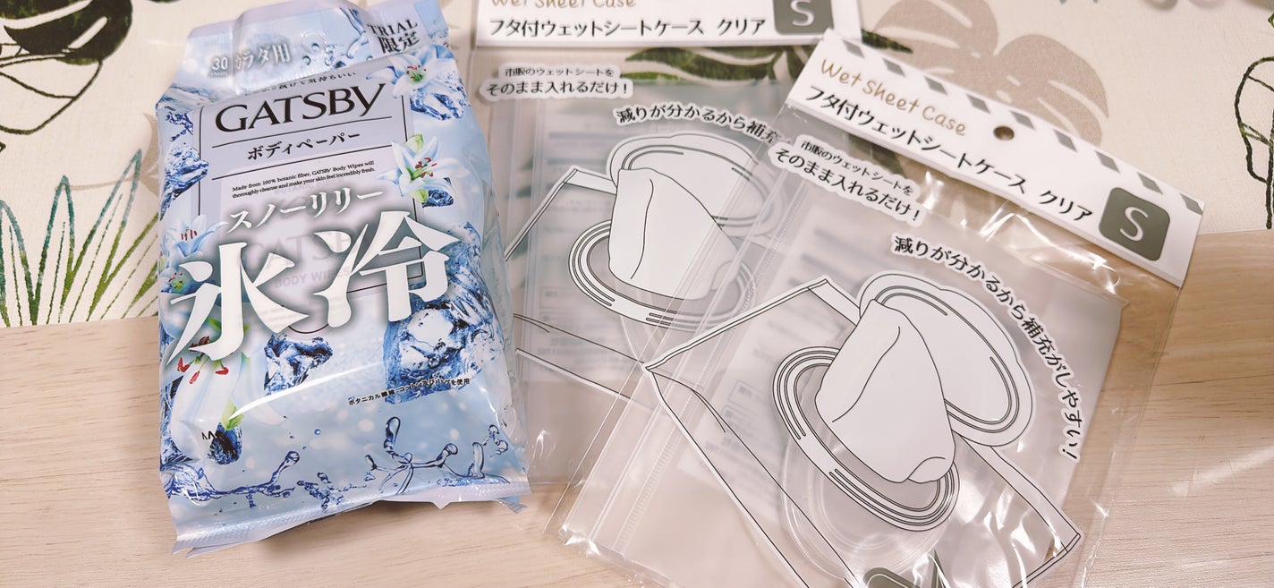 アイスボディペーパー スノーリリー/ギャツビー/ボディシートを使ったクチコミ(1枚目)