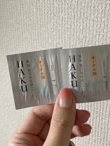 薬用 美白美容液ファンデ/HAKU/クリーム・エマルジョンファンデーションを使ったクチコミ(1枚目)