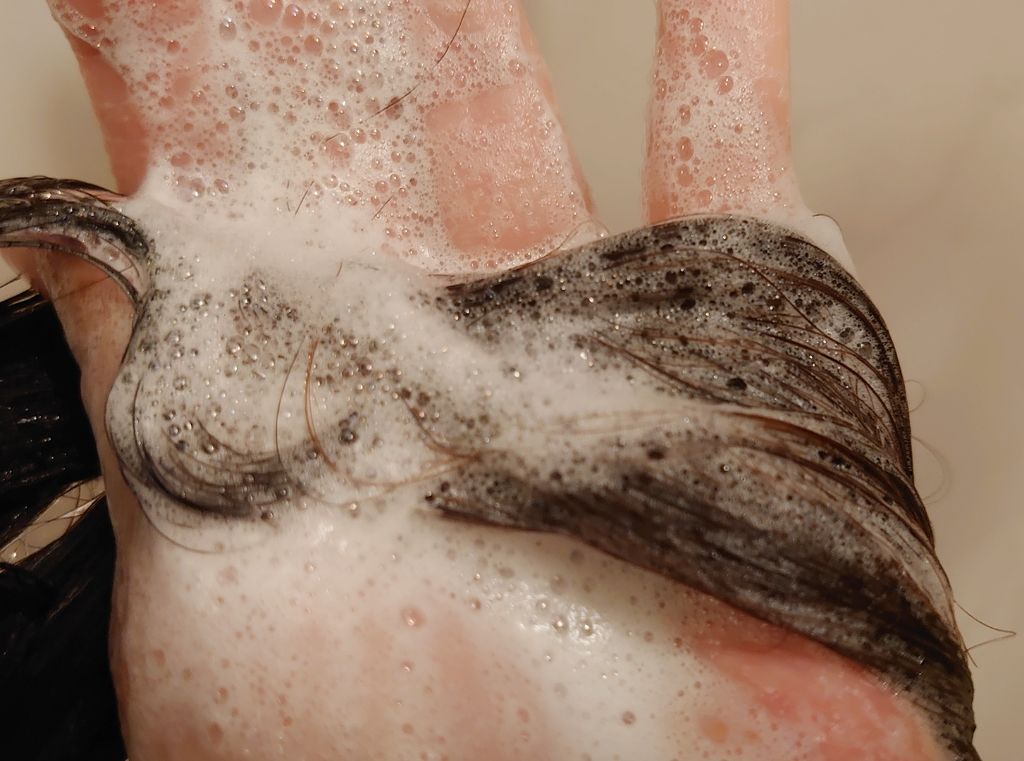 スムースクレンズシャンプー／スムーススリークトリートメント/JOEARO/市販シャンプーを使ったクチコミ（3枚目）