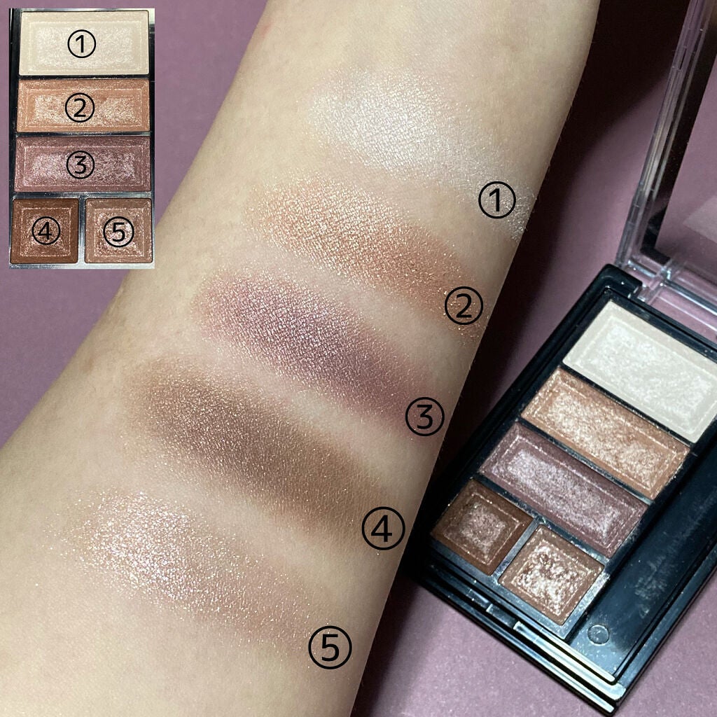 ショコラスウィート アイズ/リンメル ロンドン/アイシャドウパレットを使ったクチコミ(2枚目)