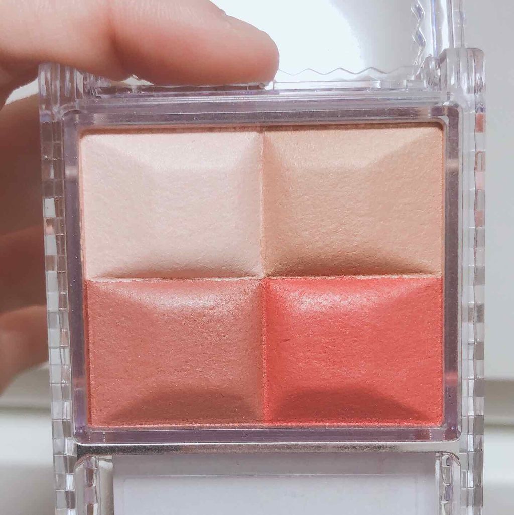 ミックスカラーチーク 05 レッド系/CEZANNE/パウダーチークを使ったクチコミ（2枚目）