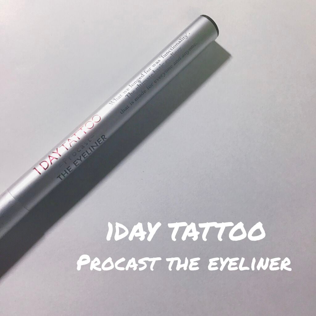 1DAY TATTOO プロキャスト ザ・アイライナー/K-パレット/リキッドアイライナーを使ったクチコミ(1枚目)
