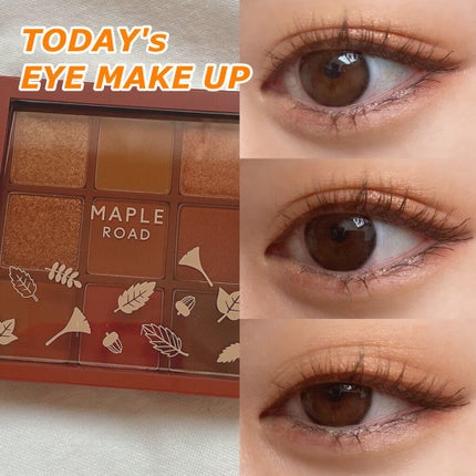 プレイカラーアイシャドウ メープルロード/ETUDE/アイシャドウパレットを使ったクチコミ(1枚目)