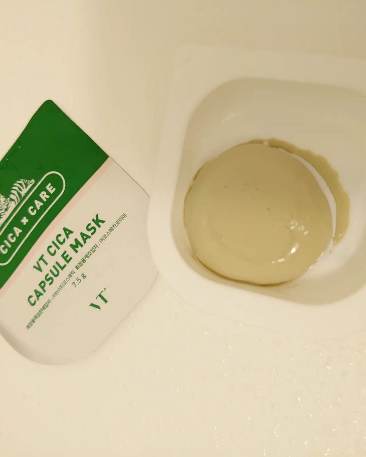 CICA カプセルマスク/VT/洗い流すパック・マスクを使ったクチコミ(3枚目)