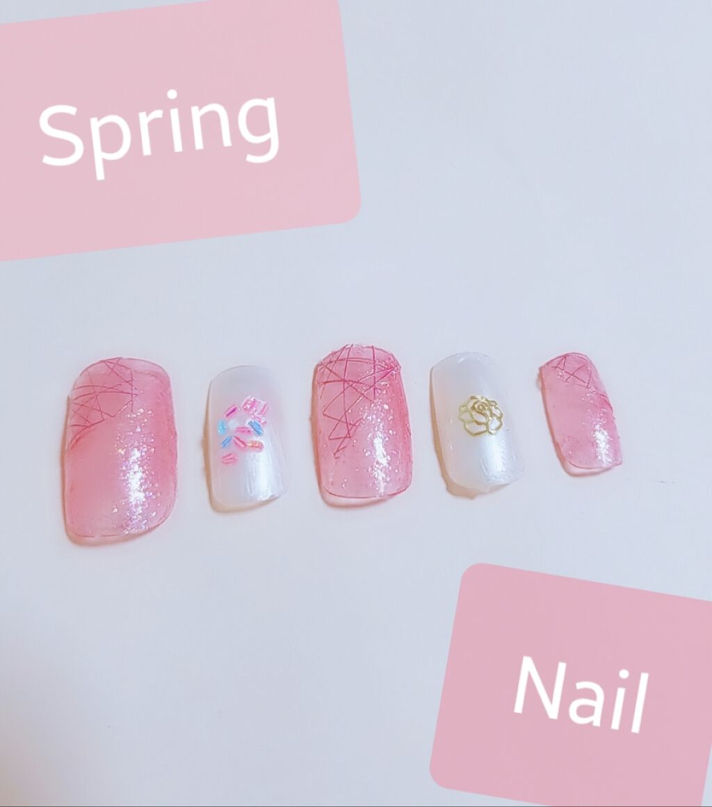 デコレーションネイルパーツ/DAISO/ネイルチップ・パーツを使ったクチコミ（1枚目）