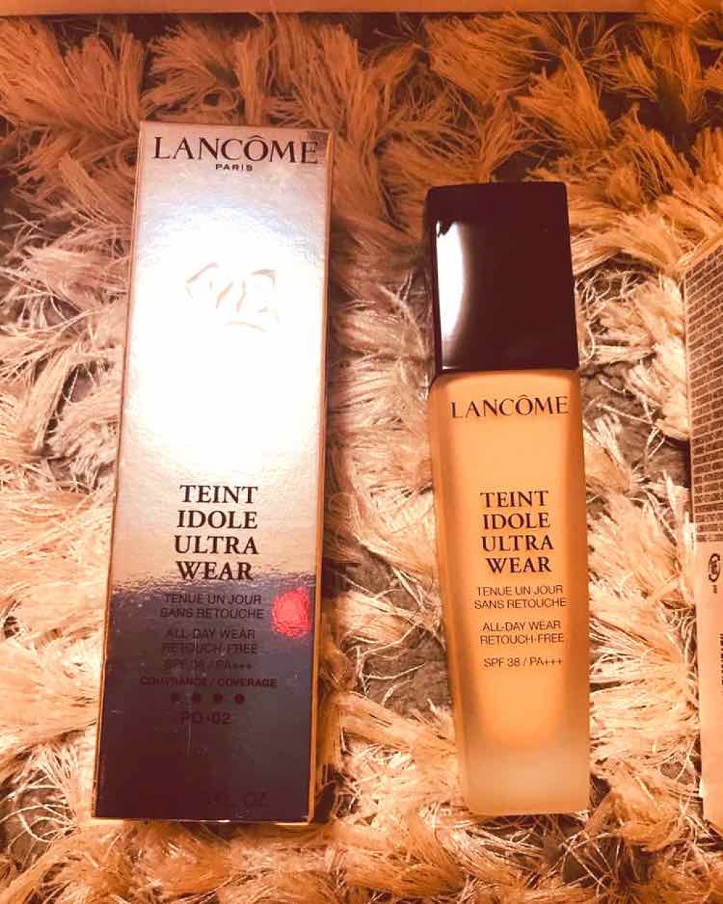 タンイドル ウルトラ ウェア リキッド/LANCOME/リキッドファンデーションを使ったクチコミ（2枚目）