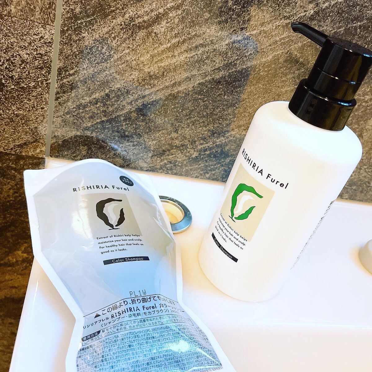 カラーシャンプー/RISHIRIA Furel/市販シャンプーを使ったクチコミ(5枚目)