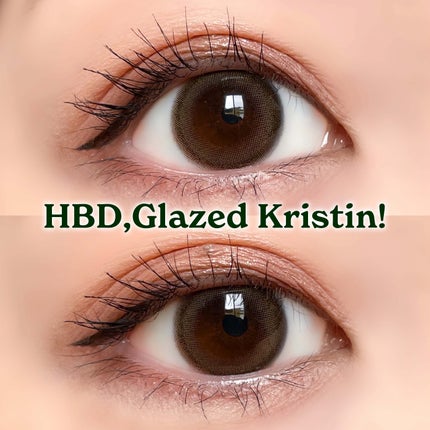 Glazed Krirtin/Hapa kristin/カラーコンタクトレンズを使ったクチコミ(2枚目)
