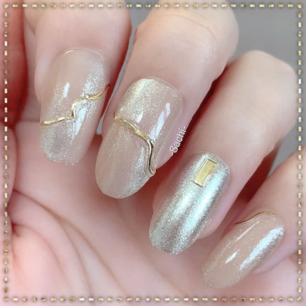 ネイルシール/セリア/ネイルシールを使ったクチコミ(3枚目)